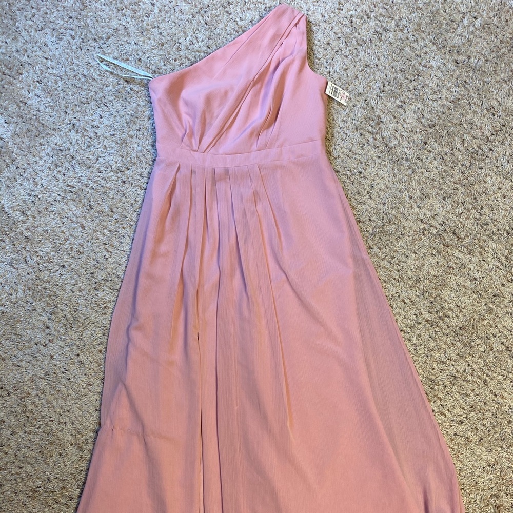 Pink formal dress wedding or prom